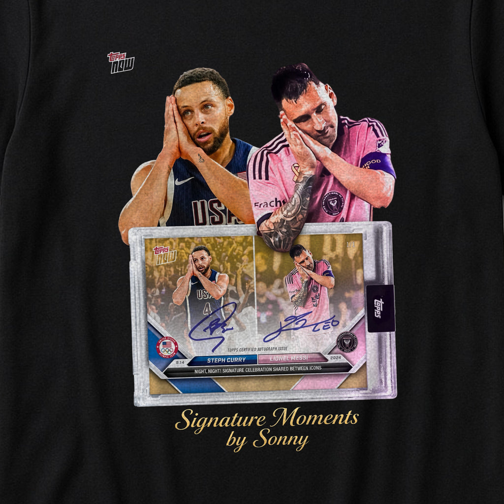 Curry x Messi Topps NOW Tee – Fitted
