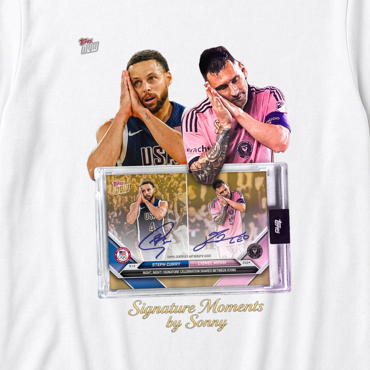 Curry x Messi Topps NOW Tee – Loose Fit