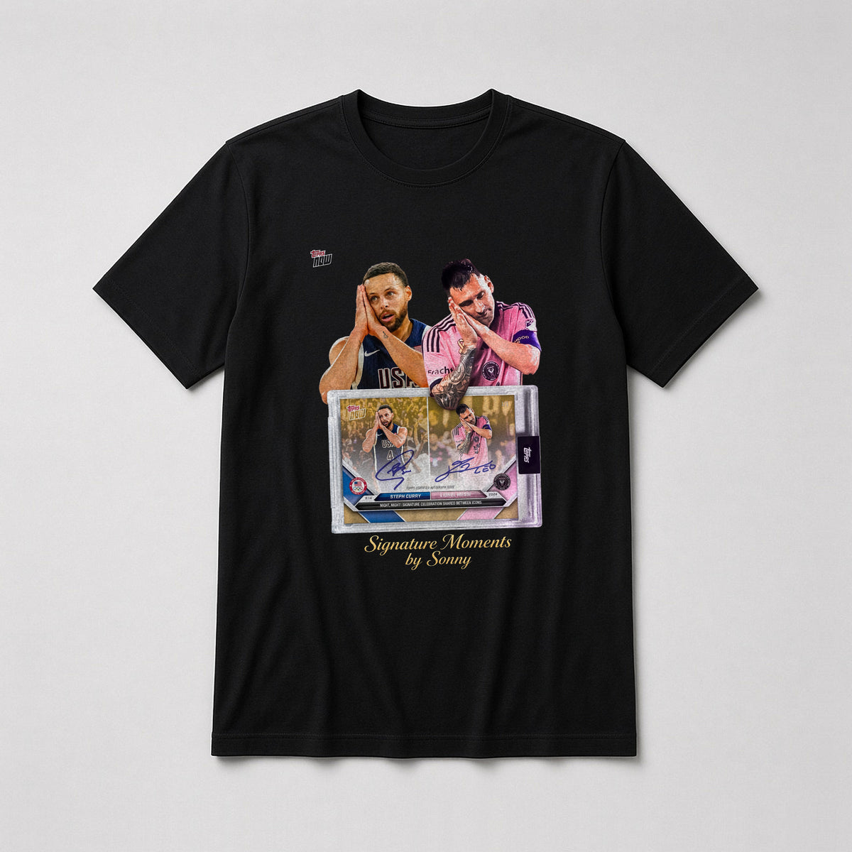 Curry x Messi Topps NOW Tee – Fitted