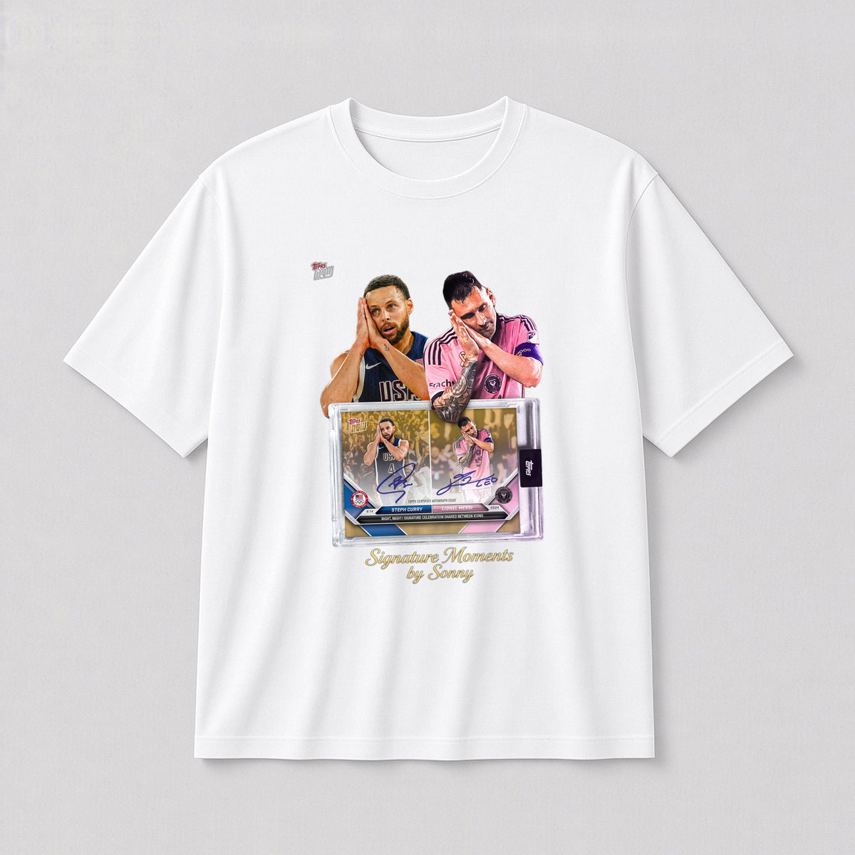 Curry x Messi Topps NOW Tee – Loose Fit