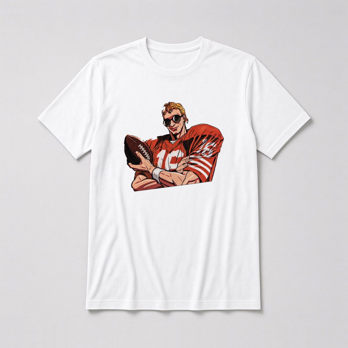 Joe Montana Prizm Checkerboard Tee – Fitted
