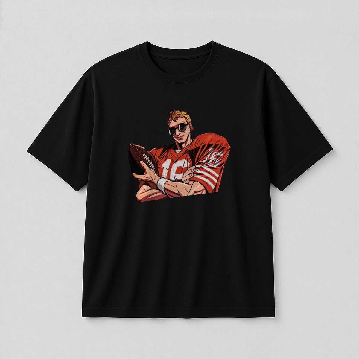 Joe Montana Prizm Checkerboard Tee – Loose Fit