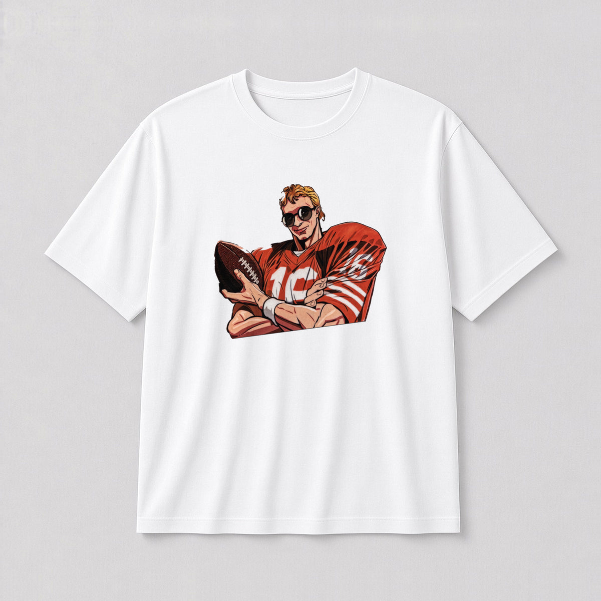Joe Montana Prizm Checkerboard Tee – Loose Fit