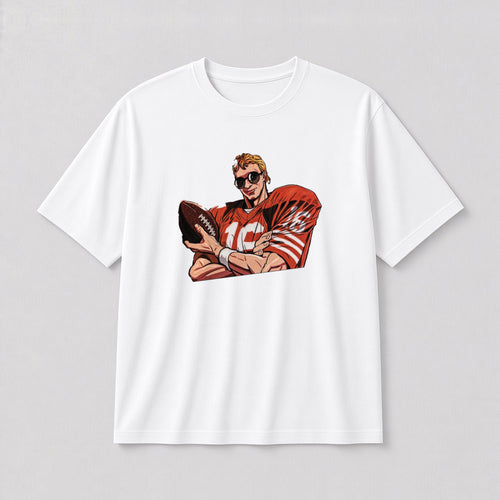 Joe Montana Prizm Checkerboard Tee – Loose Fit
