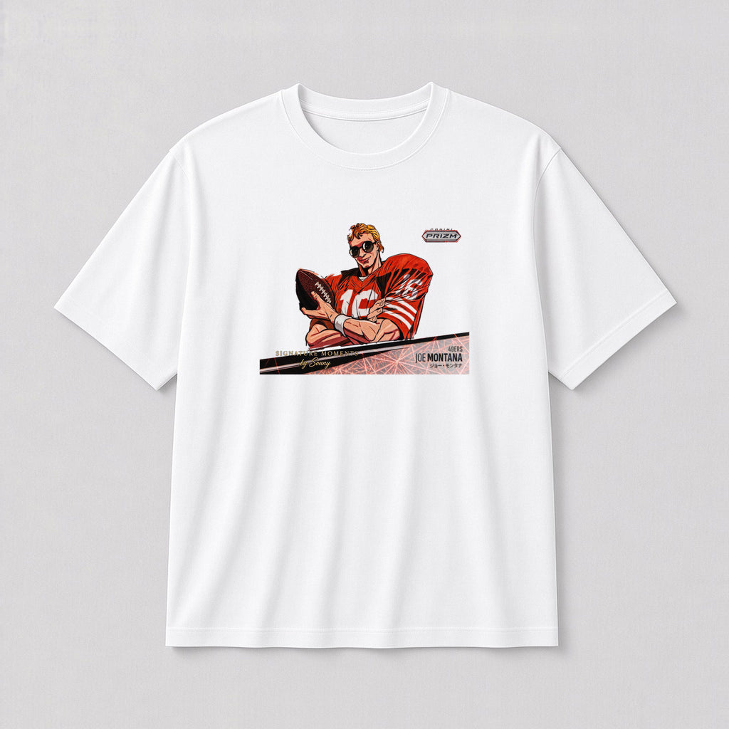 Joe Montana Prizm Red Tee – Loose Fit