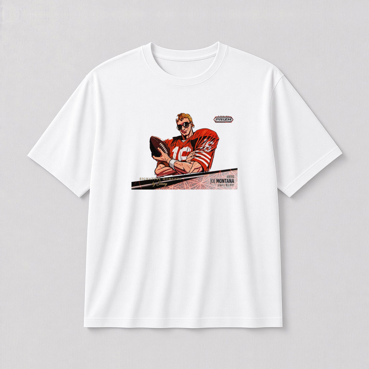Joe Montana Prizm Red Tee – Loose Fit