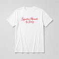 Signature Moments Red Script Tee – Fitted