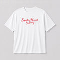 Signature Moments Red Script Tee – Loose Fit